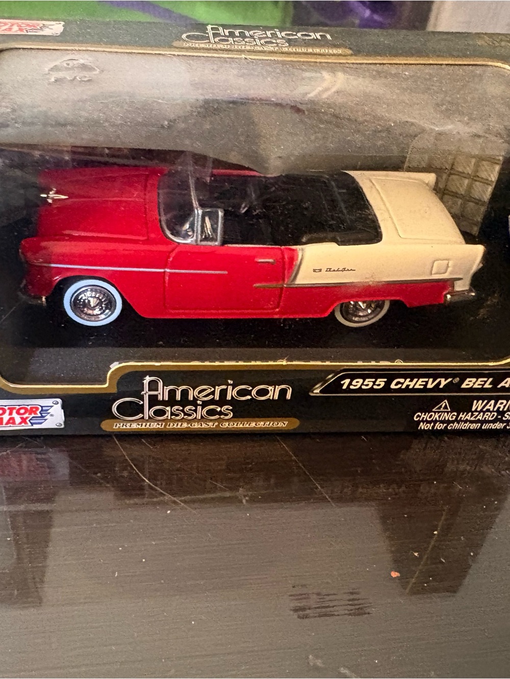 American Classics 1955 Chevy Bel Air Die-Cast Model - Red & White